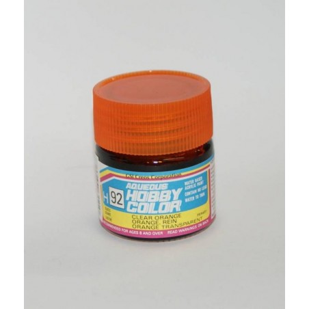 Pintura Acrílica al Agua HOBBY COLOR H92 Naranja Claro Brillante.